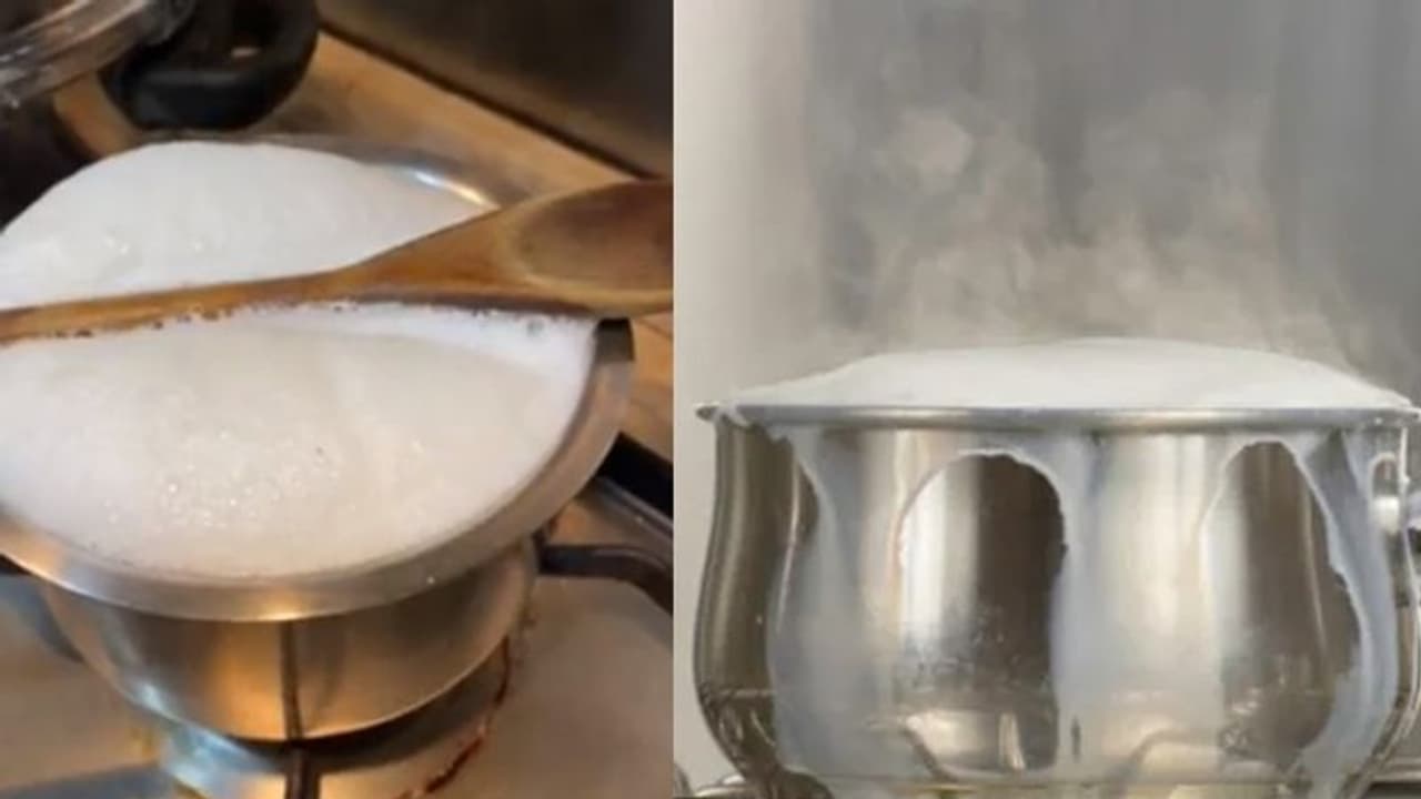 Viral Video| പാല്‍ തിളച്ചുതൂകുന്നത് ഒഴിവാക്കാം; വൈറലായി കിടിലന്‍ 'ടിപ്'