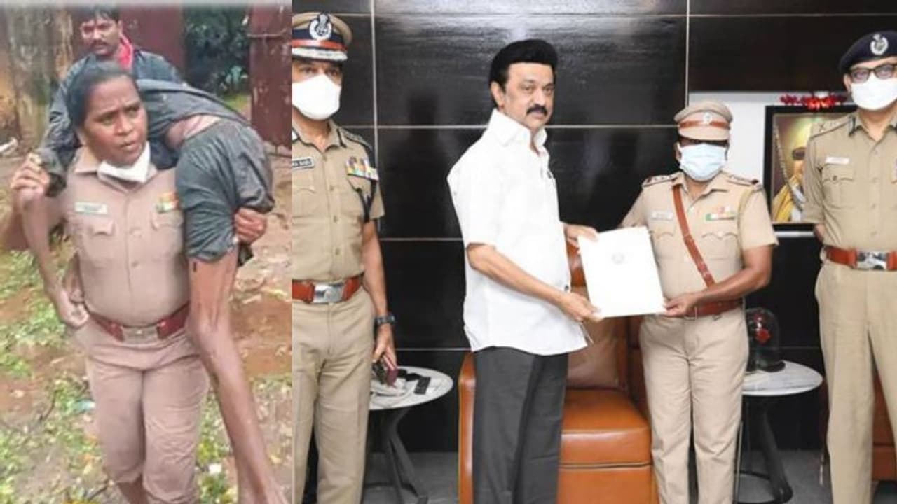 Chennai Flood| പ്രളയക്കെടുതിയിലെ പെണ്‍സിങ്കത്തിന് അഭിനന്ദനവുമായി സ്റ്റാലിന്‍