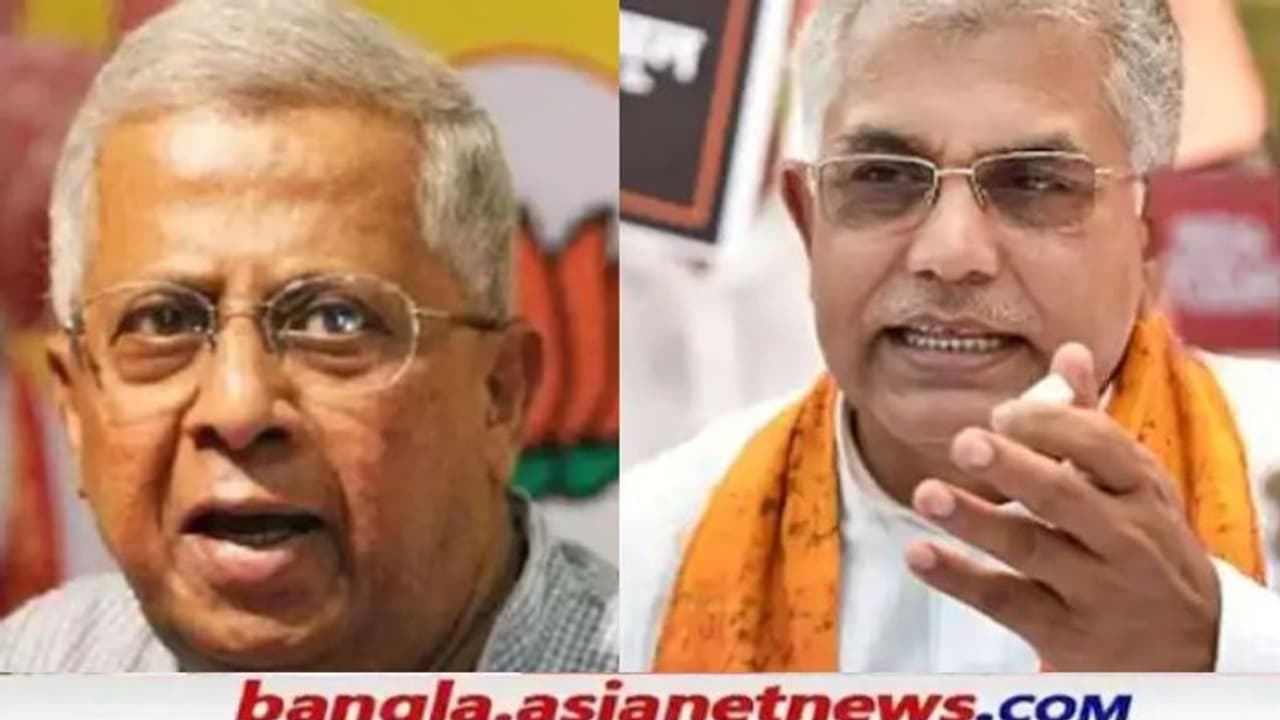 'ইনডোর ম্যাচ নয়, আউটডোর খেলি', তথাগত র তোপের পাল্টা এবার দিলীপ 'ইনডোর ম্যাচ নয়, আউটডোর খেলি', তথাগত র তোপের পাল্টা এবার দিলীপ