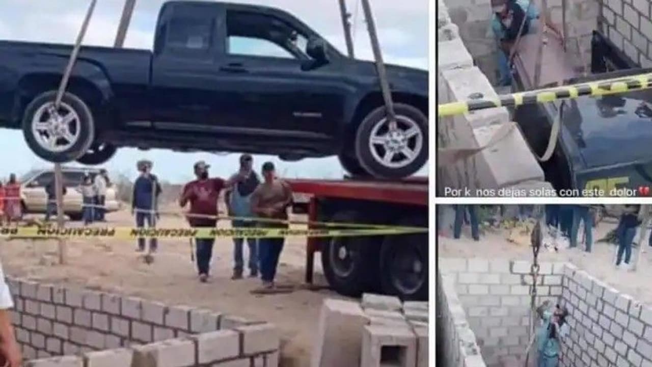 ആഗ്രഹം നടന്നു; തന്റെ പ്രിയപ്പെട്ട പിക്കപ്പിനൊപ്പം മക്കള് അയാളെ അടക്കി! ആഗ്രഹം നടന്നു; തന്റെ പ്രിയപ്പെട്ട പിക്കപ്പിനൊപ്പം മക്കള് അയാളെ അടക്കി!