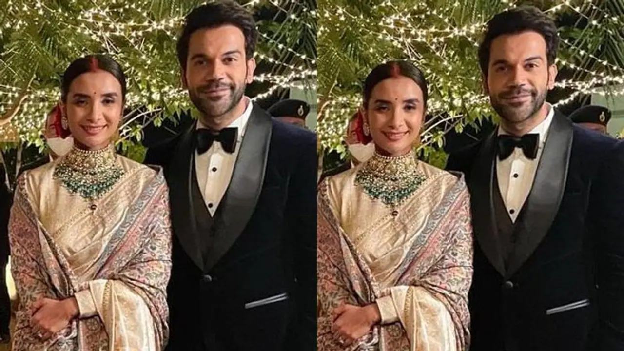 पति पत्नी बने Rajkummar Rao Patralekhaa की सामने आई First Photo, मुस्कराती दिखी नई नवेली दुल्हन