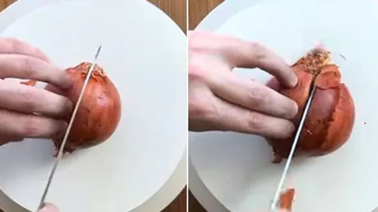 കണ്ടാല്‍ നല്ല അസല്‍ ഉള്ളി, തുറന്നാല്‍ മറ്റൊന്ന്; വീഡിയോ