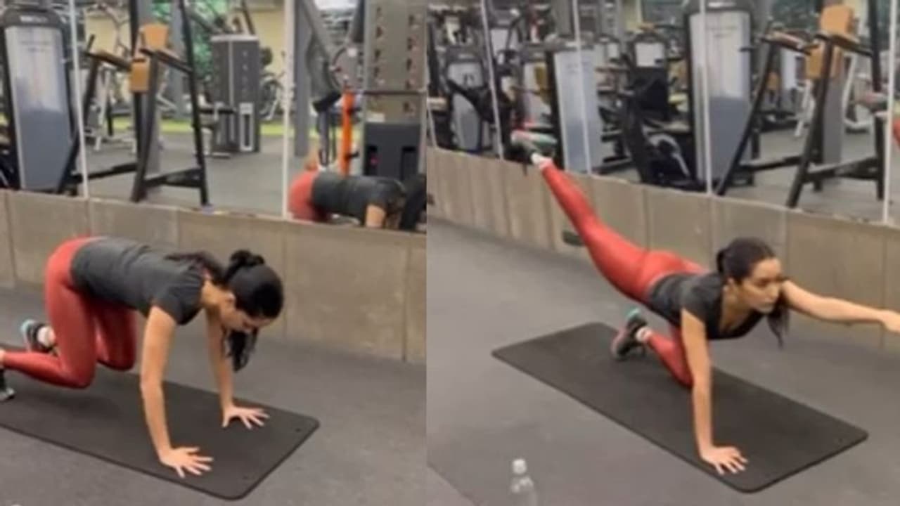 Fitness Training | രസകരമായ വര്‍ക്കൗട്ട് വീഡിയോ പങ്കുവച്ച് നടി ശ്രദ്ധ കപൂര്‍