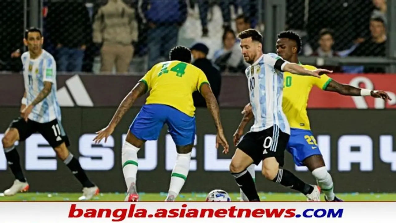 Argentina vs Brazil: কাতারের টিকিট এখনও পেল না আর্জেন্টিনা, মেসিকে রুখে দিল ব্রাজিল Argentina vs Brazil: কাতারের টিকিট এখনও পেল না আর্জেন্টিনা, মেসিকে রুখে দিল ব্রাজিল