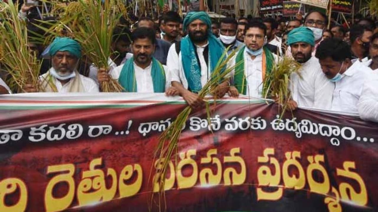 వరి ధాన్యం కొనుగోలుపై బీజేపీ, టీఆర్ఎస్ డ్రామాలు, ఆ స్కాం లపై చర్యలు తీసుకోండి: రేవంత్