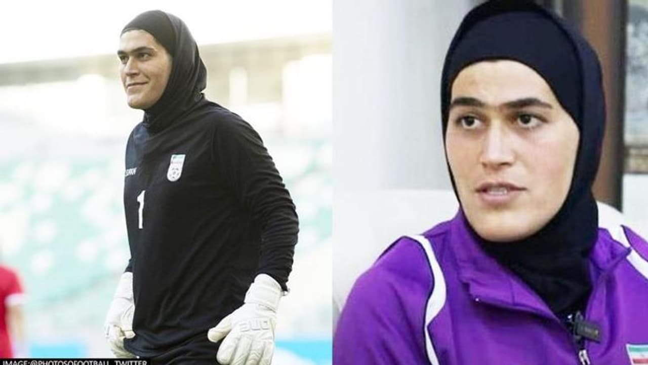 Iran women’s football team | ഇറാനിയന് വനിത ഫുട്ബോള് ടീമിലെ ഗോളി 'പുരുഷന്'; ആരോപണം, വിവാദം കത്തുന്നു Iran women’s football team | ഇറാനിയന് വനിത ഫുട്ബോള് ടീമിലെ ഗോളി 'പുരുഷന്'; ആരോപണം, വിവാദം കത്തുന്നു