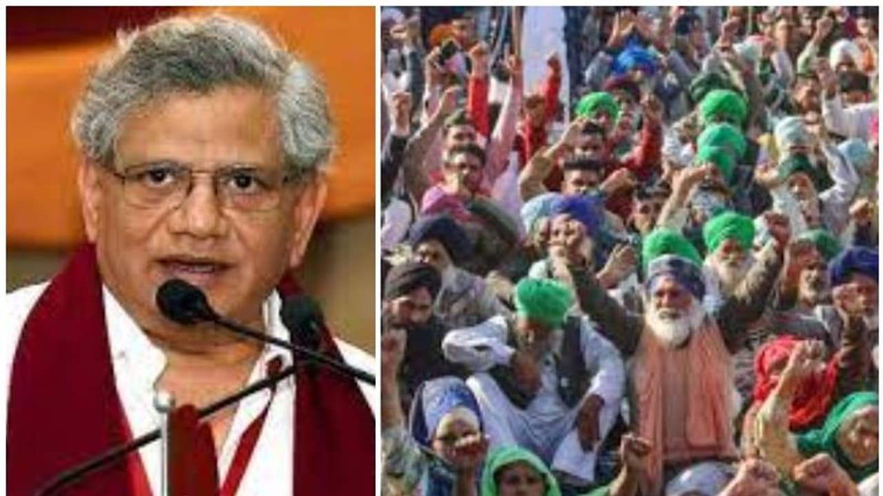 Farm Law| 'ആ നിയമങ്ങൾ പിൻവലിച്ചത് ഇന്ത്യയിലെ എല്ലാവരുടെയും വിജയം';കർഷക സമരത്തിന് അഭിവാദ്യം അർപ്പിച്ച് യെച്ചൂരി Farm Law| 'ആ നിയമങ്ങൾ പിൻവലിച്ചത് ഇന്ത്യയിലെ എല്ലാവരുടെയും വിജയം';കർഷക സമരത്തിന് അഭിവാദ്യം അർപ്പിച്ച് യെച്ചൂരി