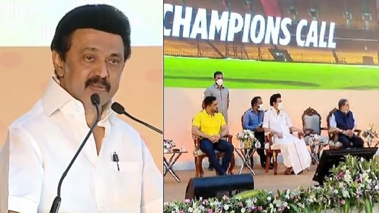 இன்னும் பல சீசன்களில் விளையாட வேண்டும்... தோனியிடம் கோரிக்கை விடுத்தார் மு.க.ஸ்டாலின்!! | CMStalin இன்னும் பல சீசன்களில் விளையாட வேண்டும்... தோனியிடம் கோரிக்கை விடுத்தார் மு.க.ஸ்டாலின்!! | CMStalin