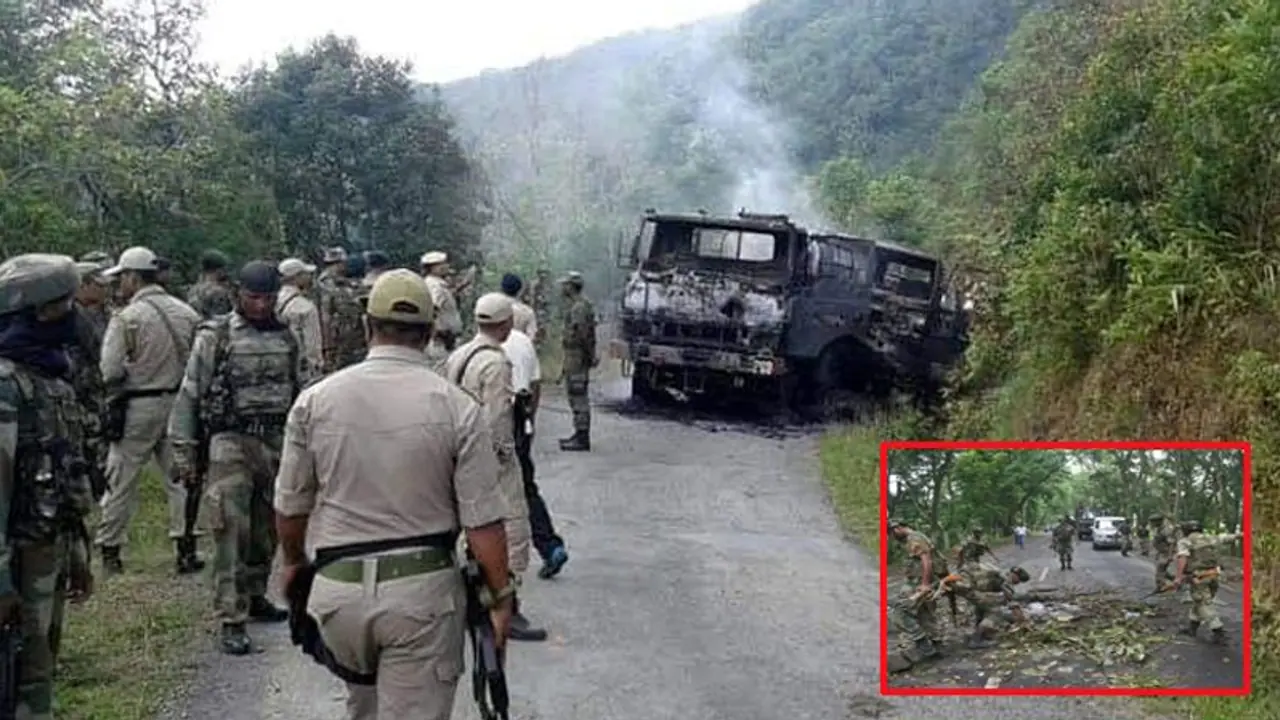 NIA begins investigating Manipur ambush case that that killed Assam Rifles CO, his family, 4 soldiers NIA begins investigating Manipur ambush case that that killed Assam Rifles CO, his family, 4 soldiers