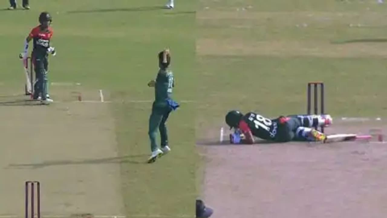 அடக்க முடியாத ஆத்திரம்; ஷாஹீன் அஃப்ரிடி பந்தை விட்டு எறிந்ததில் வலி தாங்க முடியாமல் துடித்த பேட்ஸ்மேன்! வீடியோ