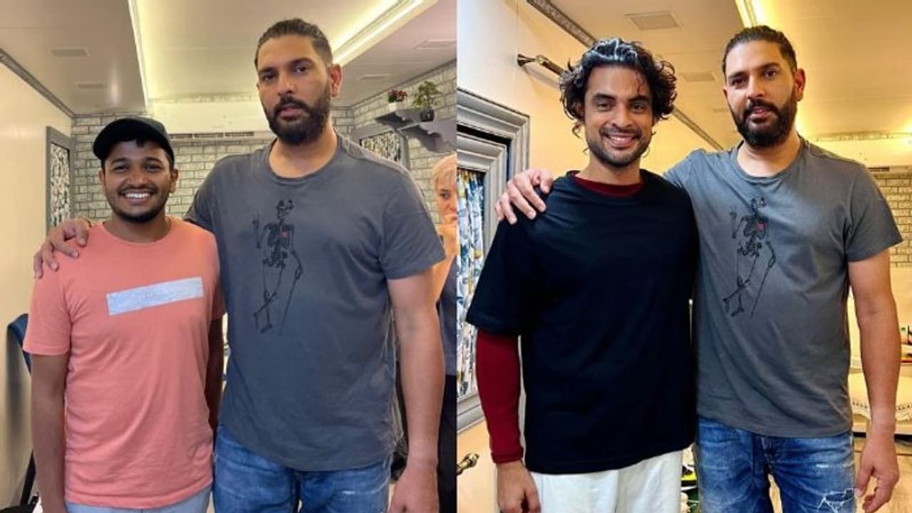 Minnal Murali|'അവിസ്മരണീയ നിമിഷം'; യുവരാജിനൊപ്പമുള്ള ചിത്രവുമായി ടൊവിനോയും ബേസിലും Minnal Murali|'അവിസ്മരണീയ നിമിഷം'; യുവരാജിനൊപ്പമുള്ള ചിത്രവുമായി ടൊവിനോയും ബേസിലും