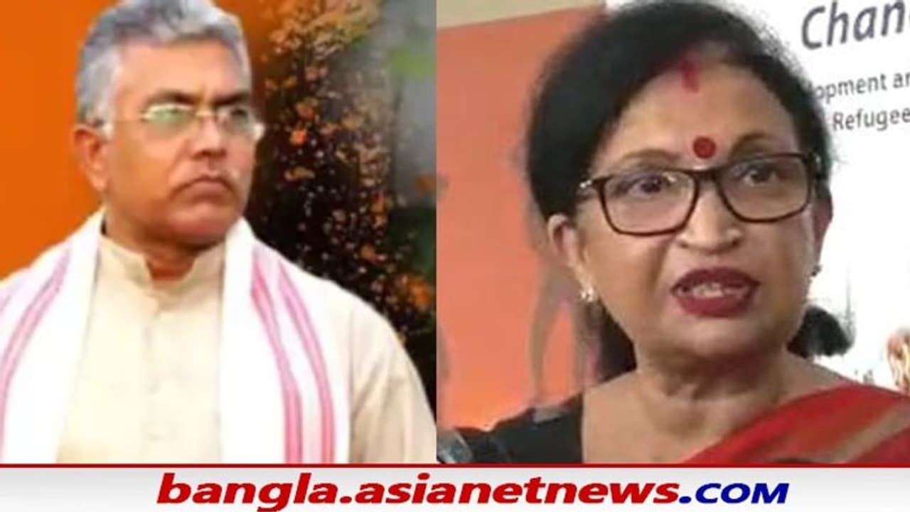 Chandrima Bhattacharya : 'দিলীপ ঘোষ বুঝতে পারেন না, কারা হাততালি দেয়', চটলেন চন্দ্রিমা Chandrima Bhattacharya : 'দিলীপ ঘোষ বুঝতে পারেন না, কারা হাততালি দেয়', চটলেন চন্দ্রিমা