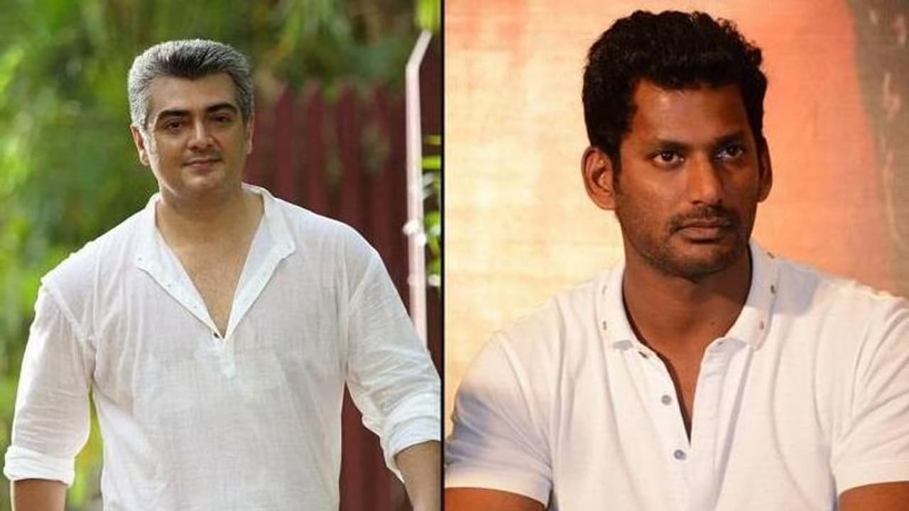 valimai: வலிமைக்கு வழிவிட்ட விஷால்..... பொங்கல் ரேஸில் சோலோவாக கெத்துகாட்ட தயாராகும் அஜித் valimai: வலிமைக்கு வழிவிட்ட விஷால்..... பொங்கல் ரேஸில் சோலோவாக கெத்துகாட்ட தயாராகும் அஜித்