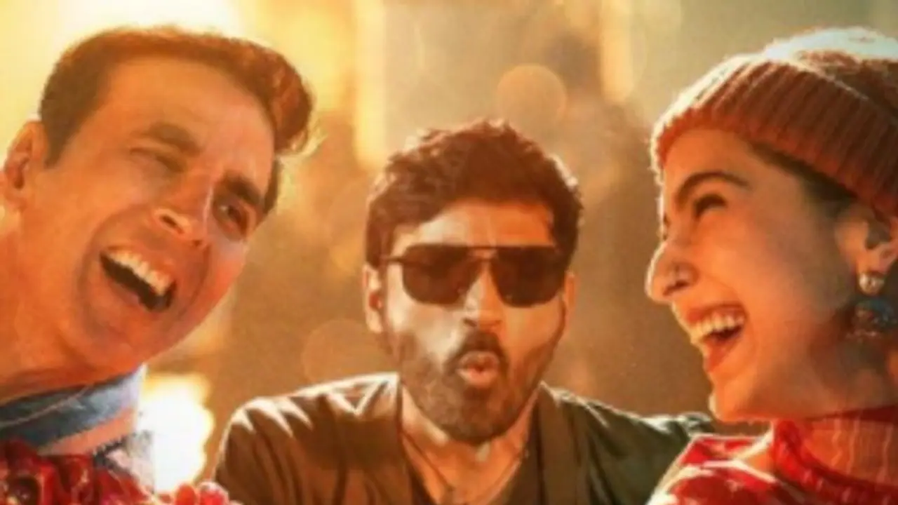 Atrangi Re new poster: Sara Ali Khan, Akshay Kumar, Dhanush 'celebrate love'