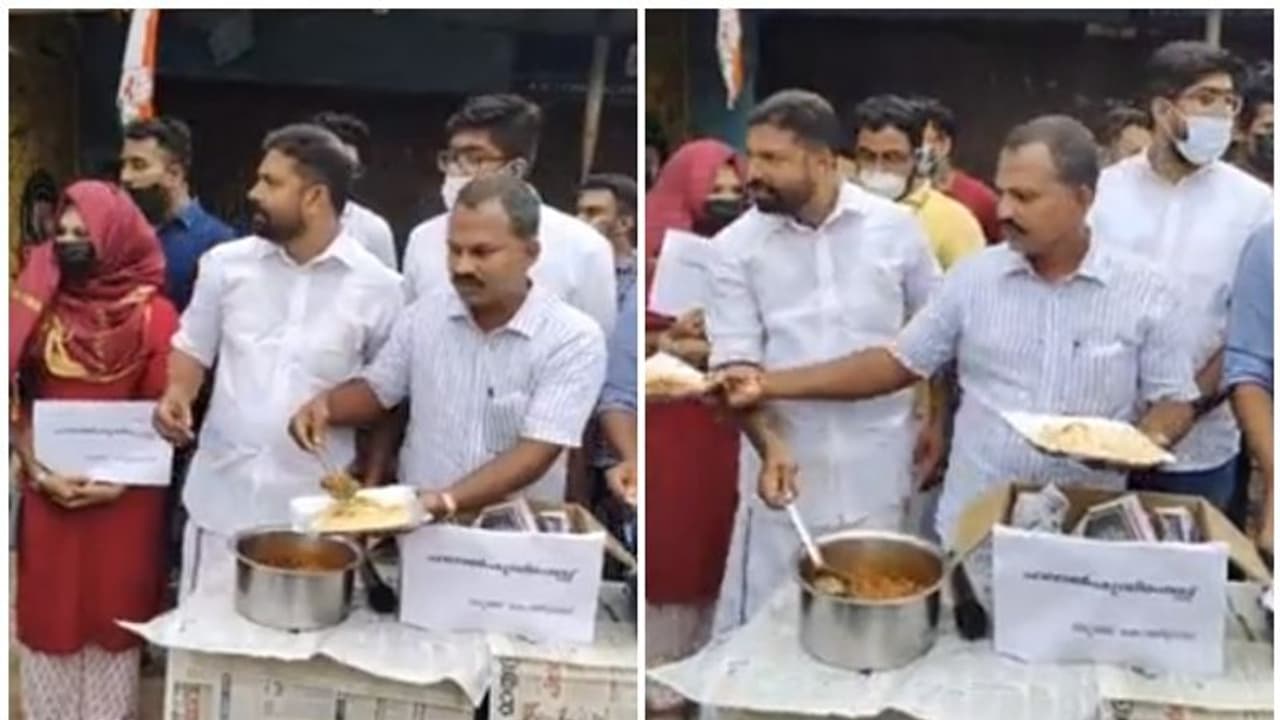 ഹലാൽ ഫുഡ് ഫെസ്റ്റ് നടത്തി യൂത്ത് കോൺഗ്രസ് ഹലാൽ ഫുഡ് ഫെസ്റ്റ് നടത്തി യൂത്ത് കോൺഗ്രസ്