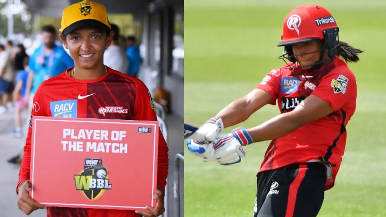 Women's Big Bash League: ಹರ್ಮನ್ಪ್ರೀತ್ ಕೌರ್ಗೆ ಸರಣಿ ಶ್ರೇಷ್ಠ ಗೌರವ Women's Big Bash League: ಹರ್ಮನ್ಪ್ರೀತ್ ಕೌರ್ಗೆ ಸರಣಿ ಶ್ರೇಷ್ಠ ಗೌರವ