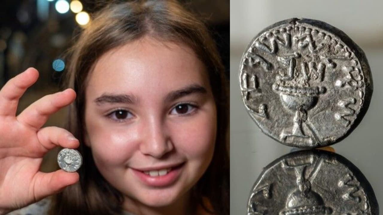 Israel : ജൂത റോമന് യുദ്ധകാലത്തെ 2000 വര്ഷം പഴക്കമുള്ള വെള്ളിനാണയം കണ്ടെത്തി Israel : ജൂത റോമന് യുദ്ധകാലത്തെ 2000 വര്ഷം പഴക്കമുള്ള വെള്ളിനാണയം കണ്ടെത്തി