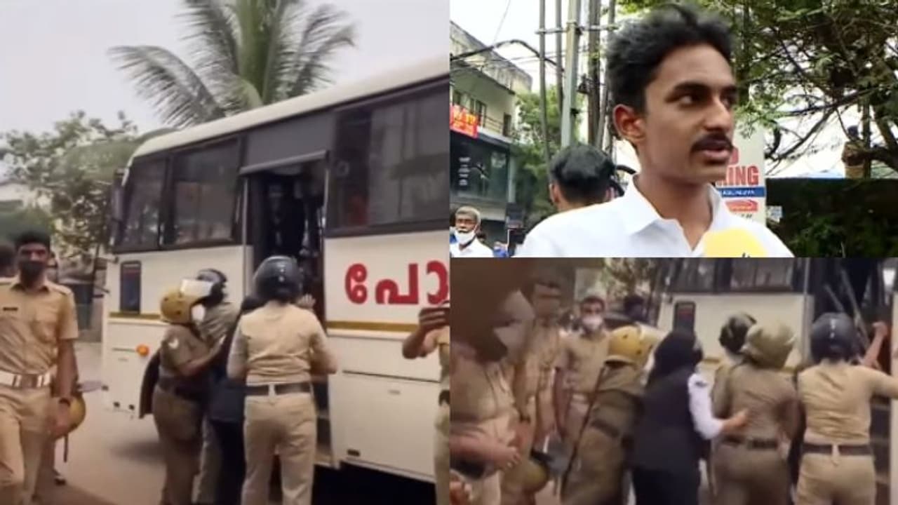 Mofia : എസ്.പിയെ കാണാനെത്തിയ മൊഫിയയുടെ സഹപാഠികളെ കസ്റ്റഡിയിലെടുത്തു: എസ്.പി ഓഫീസിന് മുന്നിൽ സംഘർഷം Mofia : എസ്.പിയെ കാണാനെത്തിയ മൊഫിയയുടെ സഹപാഠികളെ കസ്റ്റഡിയിലെടുത്തു: എസ്.പി ഓഫീസിന് മുന്നിൽ സംഘർഷം