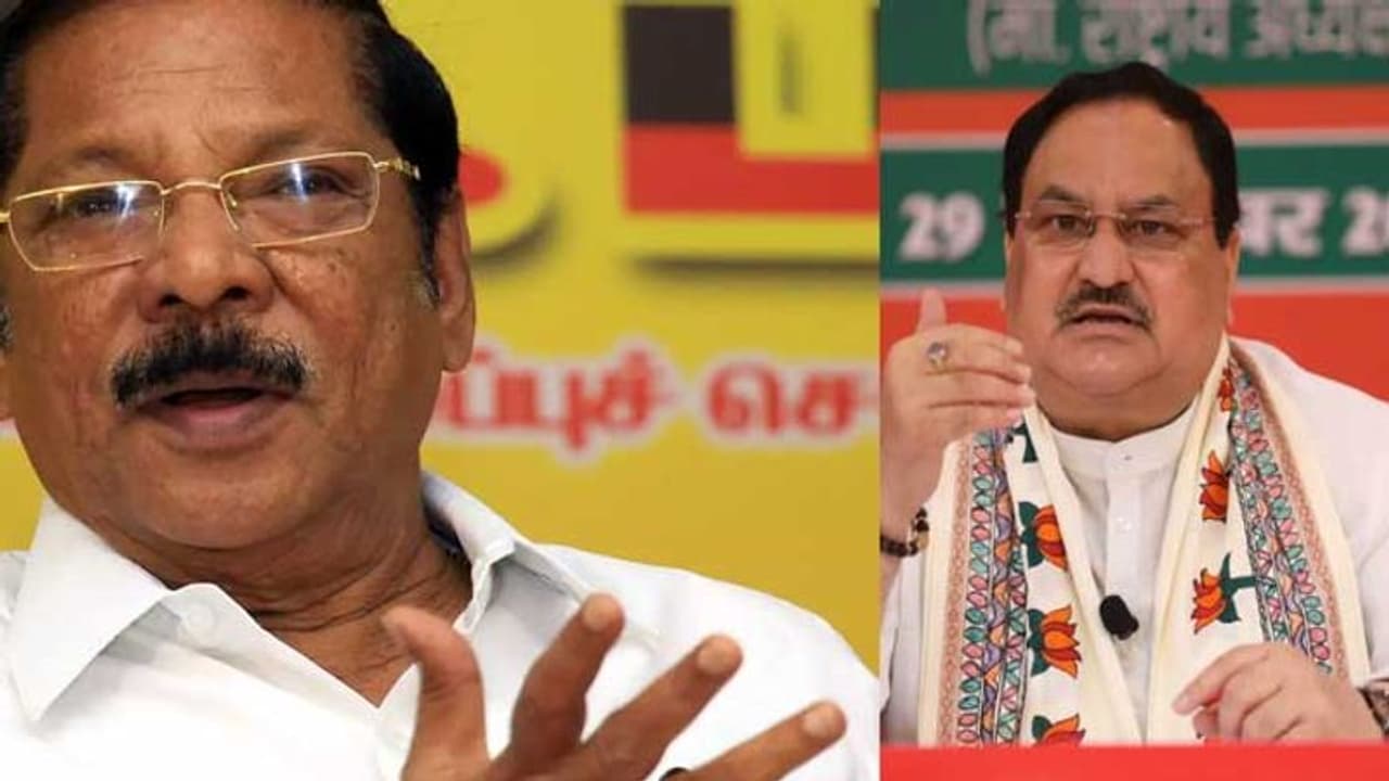 வாரிசு அரசியலை பற்றி பேச உங்களுக்கு எந்த தகுதியும் இல்லை.. JP.நட்டாவுக்கு சரியான பதிலடி கொடுத்த RS.பாரதி..!