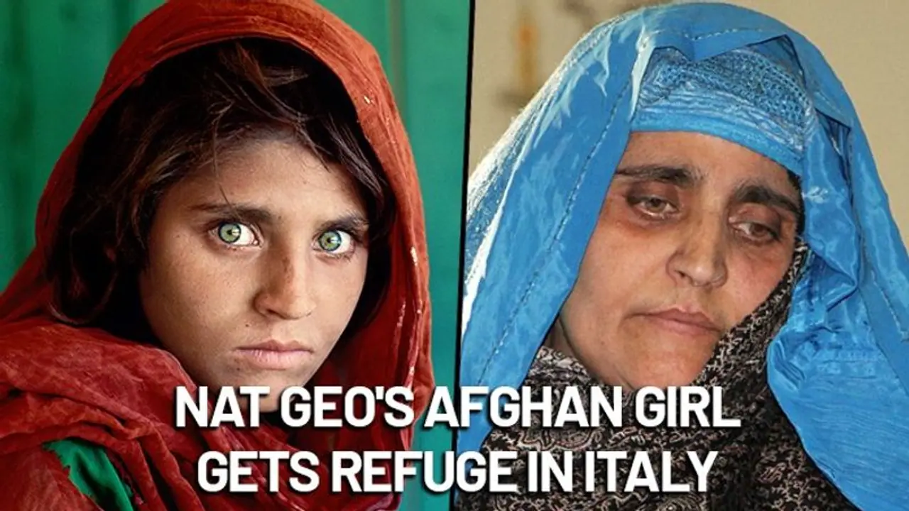 The story of Sharbat Gula, Nat Geo's famous green eyed Afghan girl, who was given refuge in Italy