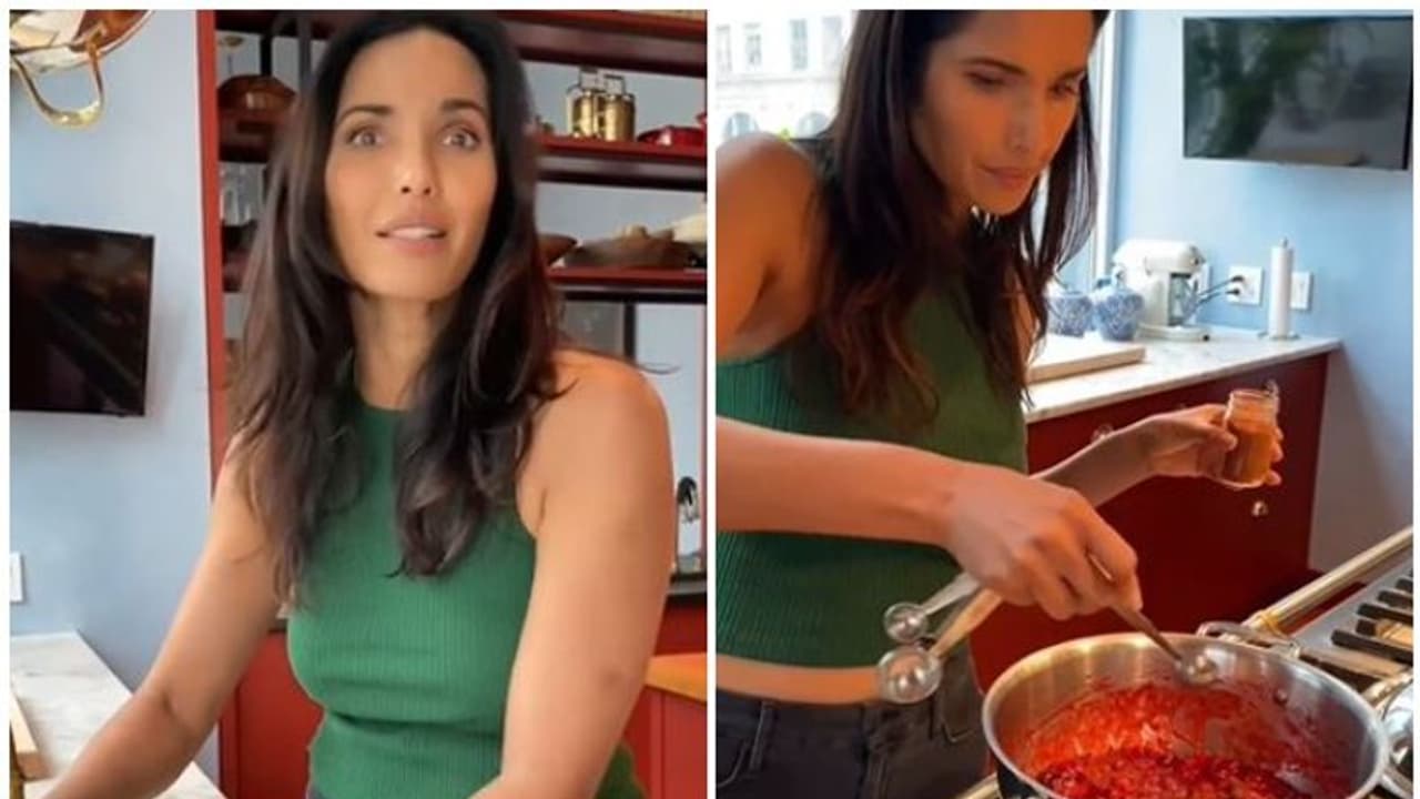 ക്രാന്‍ബെറി ചട്‌ണി റെസിപ്പിയുമായി പദ്മ ലക്ഷ്മി; വീഡിയോ