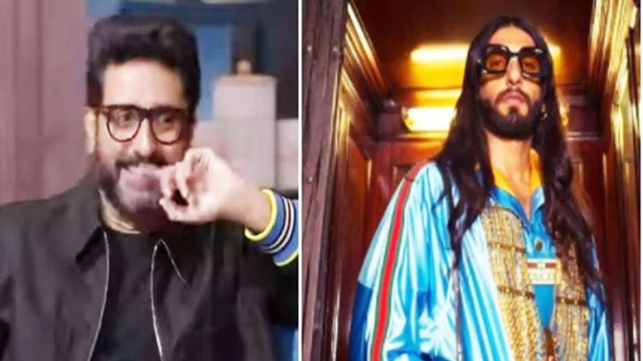 Abhishek Bachchan ने Ranveer singh का उड़ाया मजाक, कहा दूल्हा दुल्हन के कपड़े पहन सकता है Abhishek Bachchan ने Ranveer singh का उड़ाया मजाक, कहा दूल्हा दुल्हन के कपड़े पहन सकता है