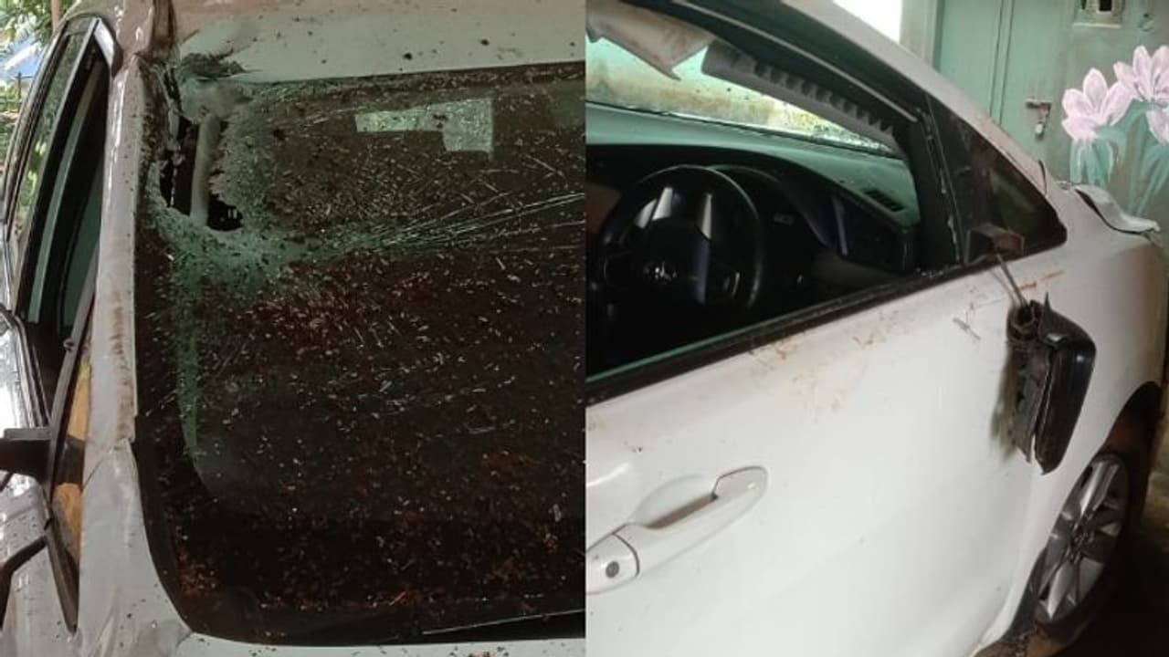 elephant attack : വിനോദ സഞ്ചാര കേന്ദ്രമായ ചിന്നക്കനാലിൽ ടൂറിസ്റ്റ് വാഹനത്തിന് നേർക്ക് കാട്ടാനയാക്രമണം elephant attack : വിനോദ സഞ്ചാര കേന്ദ്രമായ ചിന്നക്കനാലിൽ ടൂറിസ്റ്റ് വാഹനത്തിന് നേർക്ക് കാട്ടാനയാക്രമണം