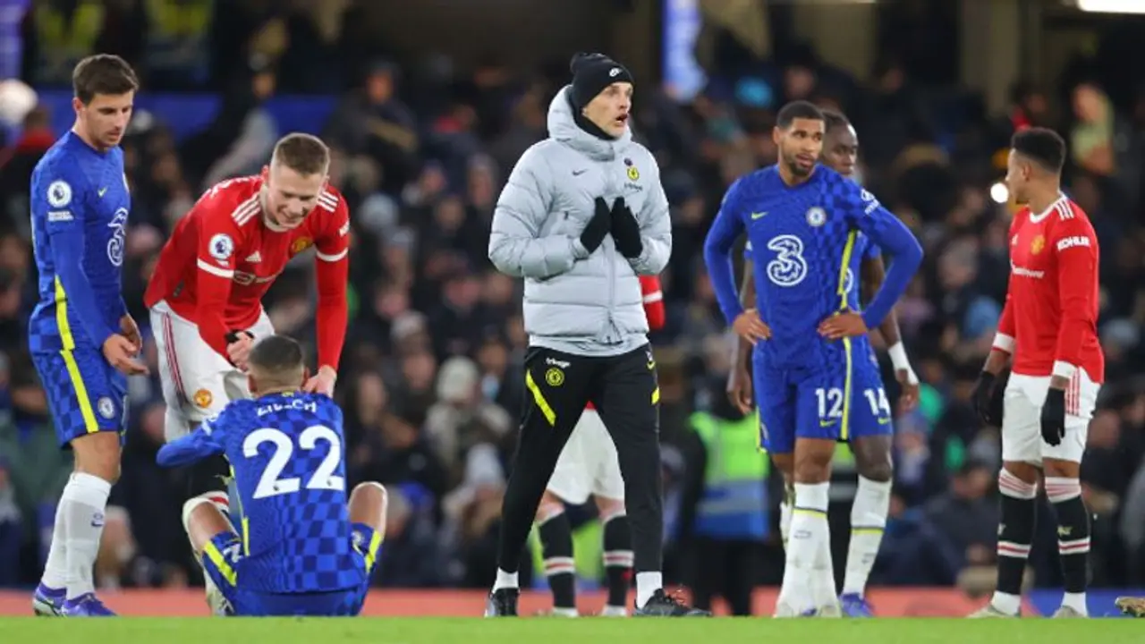 EPL : തുല്യത പാലിച്ച് ചെല്സിയും മാഞ്ചസ്റ്റര് യുണൈറ്റഡും; സൂപ്പര്പോര് സമനിലയില് EPL : തുല്യത പാലിച്ച് ചെല്സിയും മാഞ്ചസ്റ്റര് യുണൈറ്റഡും; സൂപ്പര്പോര് സമനിലയില്