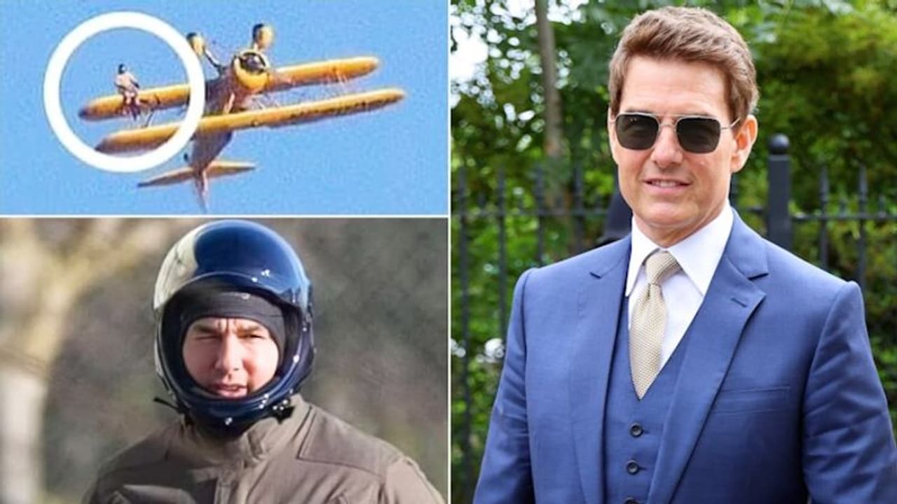 Mission: Impossible 8: Tom Cruise hangs upside down from a World War II plane; take a look Mission: Impossible 8: Tom Cruise hangs upside down from a World War II plane; take a look