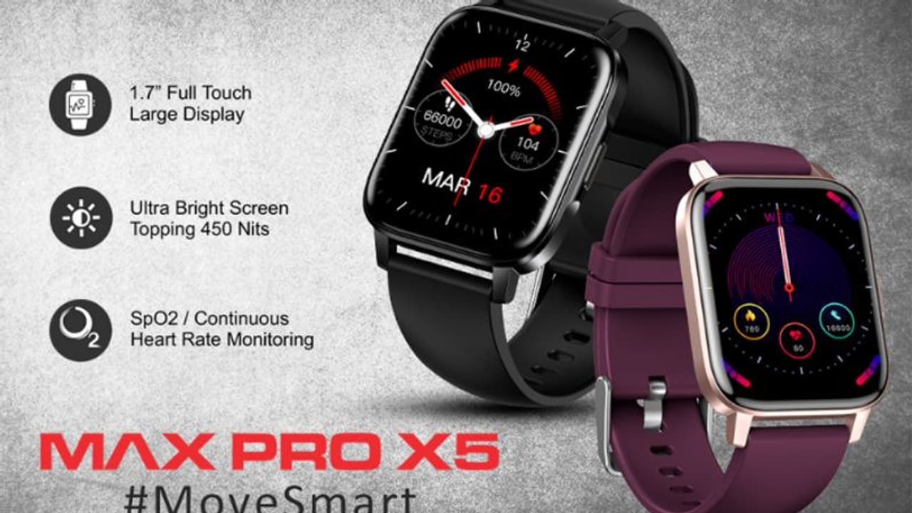 Maxima New Pro X5 Smartwatch: इंडिया में लॉन्च हुई धांसू स्मार्टवाच, पानी के अंदर भी नही होगी खराब