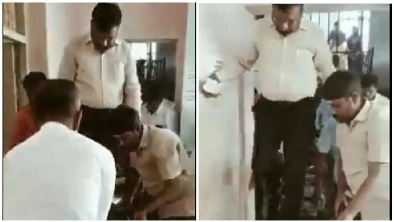 ஜம்ப், ஜம்ப்… திருமா ஜம்ப்…! சமூக நீதின்னு கம்பு சுத்துனது எல்லாம் என்னாச்சு? திருப்பியடிக்கும் பாஜக... ஜம்ப், ஜம்ப்… திருமா ஜம்ப்…! சமூக நீதின்னு கம்பு சுத்துனது எல்லாம் என்னாச்சு? திருப்பியடிக்கும் பாஜக...