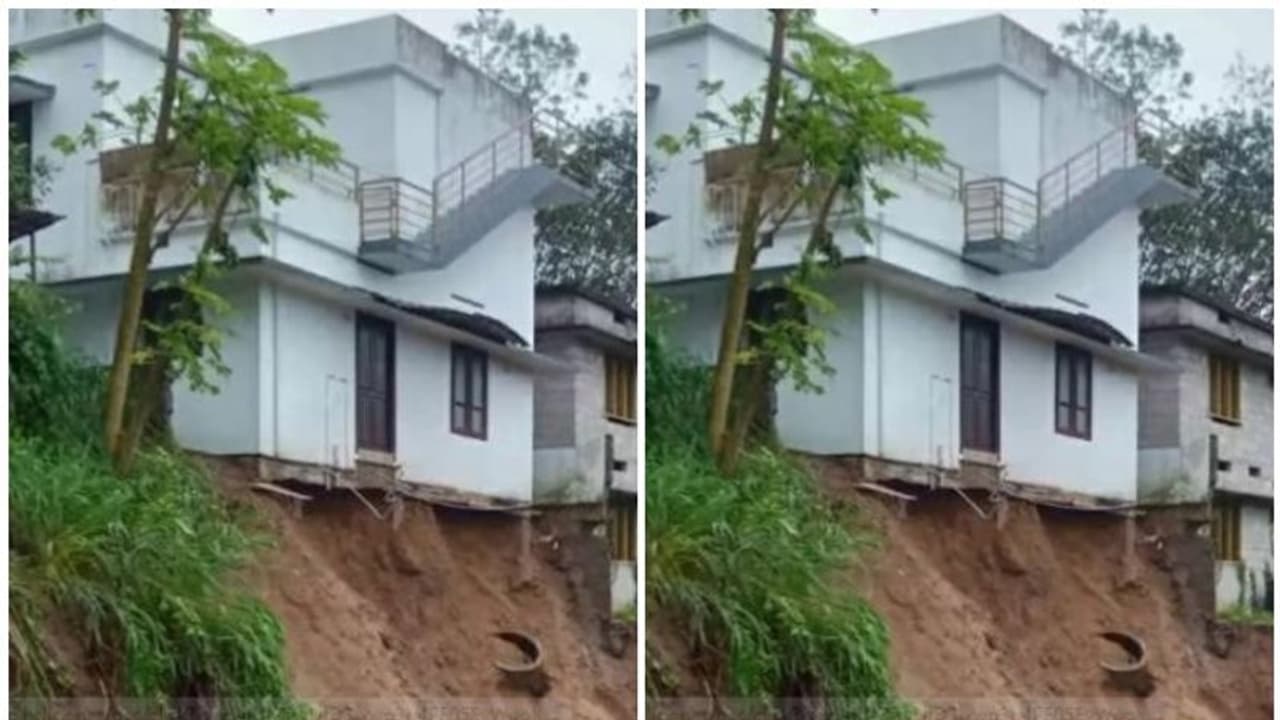 50 അടി ഉയരുമുള്ള കോണ്ക്രീറ്റ് ഭിത്തി നിലംപൊത്തി; 40ലക്ഷം രൂപയുടെ വീട് അപകടാവസ്ഥയില് 50 അടി ഉയരുമുള്ള കോണ്ക്രീറ്റ് ഭിത്തി നിലംപൊത്തി; 40ലക്ഷം രൂപയുടെ വീട് അപകടാവസ്ഥയില്