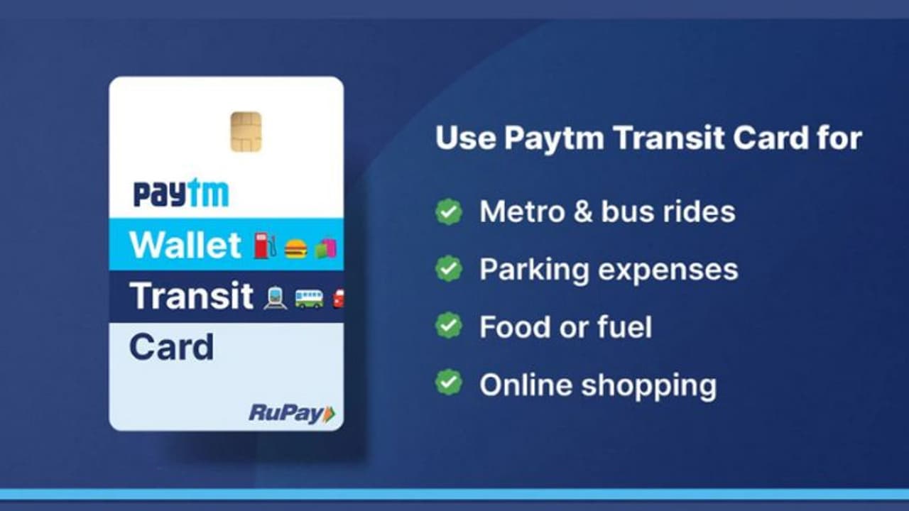 Paytm ने लॉन्च किया Paytm Transit Card, चुटकियों में कर पाएंगे Bus, Rail और Metro का पेमेंट, ऐसे करें इस्तेमाल Paytm ने लॉन्च किया Paytm Transit Card, चुटकियों में कर पाएंगे Bus, Rail और Metro का पेमेंट, ऐसे करें इस्तेमाल