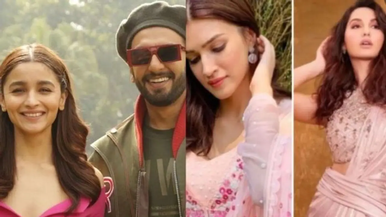 Alia Bhatt, Ranveer Singh, Nora Fatehi, Kriti Sanon perform at a Delhi wedding amid band, baaja [VIDEO]