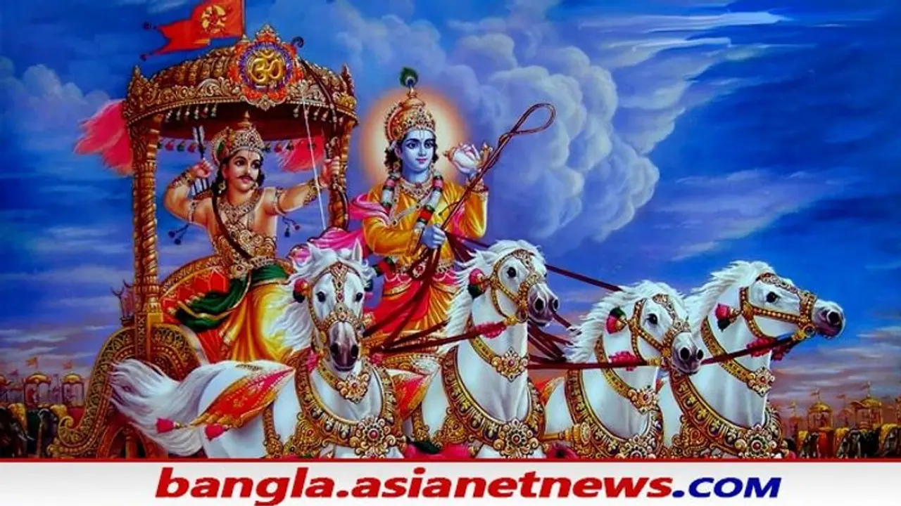 Mahabharat Katha: মহাভারতের মহাযুদ্ধের পর কেন অর্জুনের রথ পুড়ে ছারখার হয়ে গিয়েছিল, জেনে নিন অজানা গল্প Mahabharat Katha: মহাভারতের মহাযুদ্ধের পর কেন অর্জুনের রথ পুড়ে ছারখার হয়ে গিয়েছিল, জেনে নিন অজানা গল্প