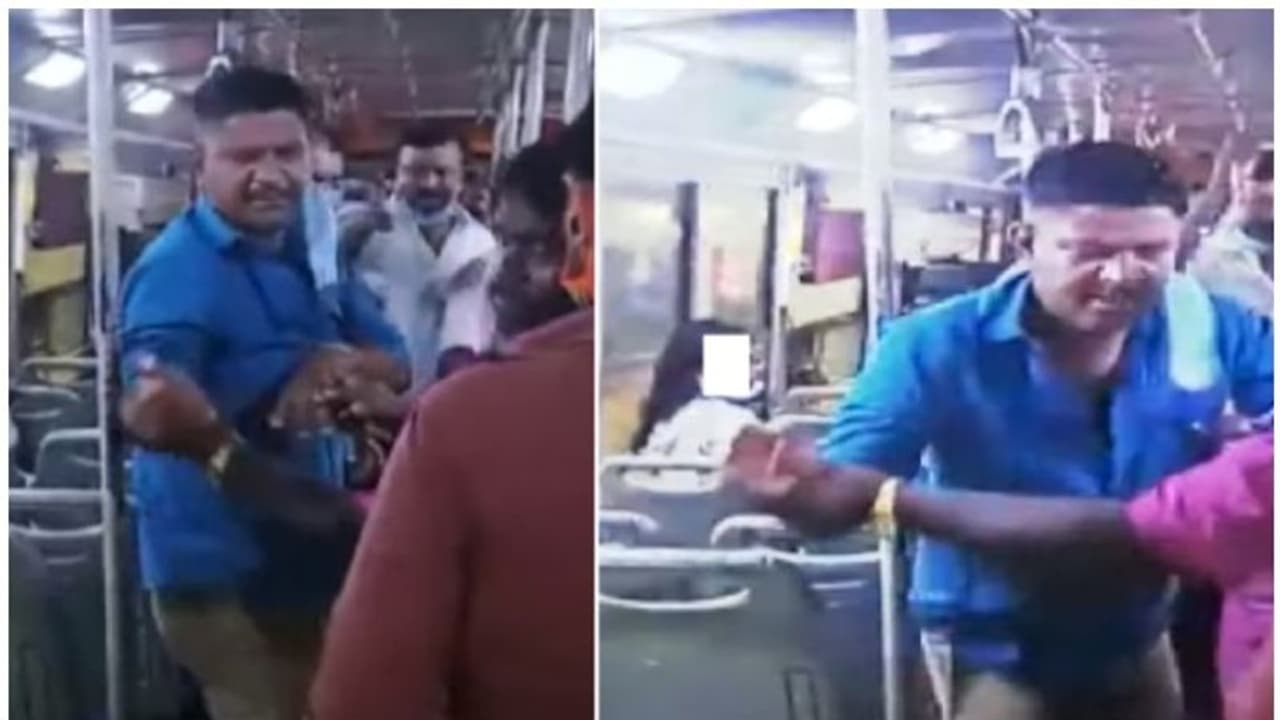 తప్పతాగి బస్సు ఎక్కిన కానిస్టేబుల్.. తోటి ప్రయాణికులతో గొడవ.. చివరికి అందరు కలిసి..