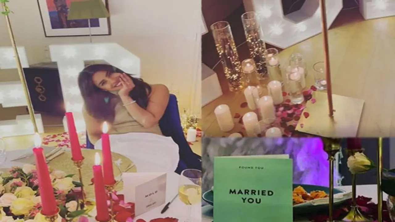 Priyanka Chopra ने Nick Jonas के साथ रोमांटिक अंदाज में मनाई एनिवर्सरी, देखें सेलिब्रेशन का Video Priyanka Chopra ने Nick Jonas के साथ रोमांटिक अंदाज में मनाई एनिवर्सरी, देखें सेलिब्रेशन का Video