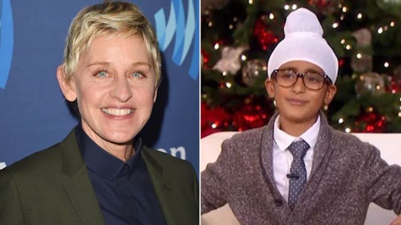 Ellen DeGeneres praises 9 year old Sikh kid Anaik for helping homeless, lonely COVID patients (Watch)