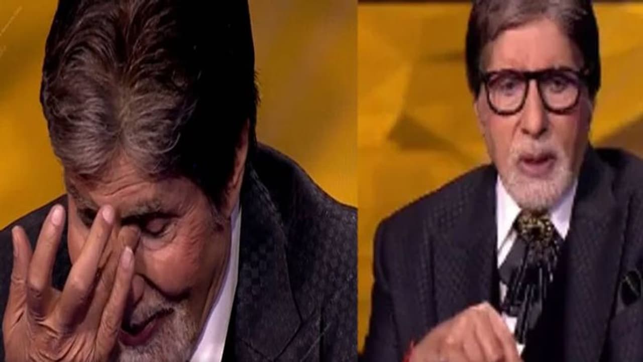 Kaun Banega Crorepati 13: Amitabh Bachchan cries on sets for this reason Kaun Banega Crorepati 13: Amitabh Bachchan cries on sets for this reason