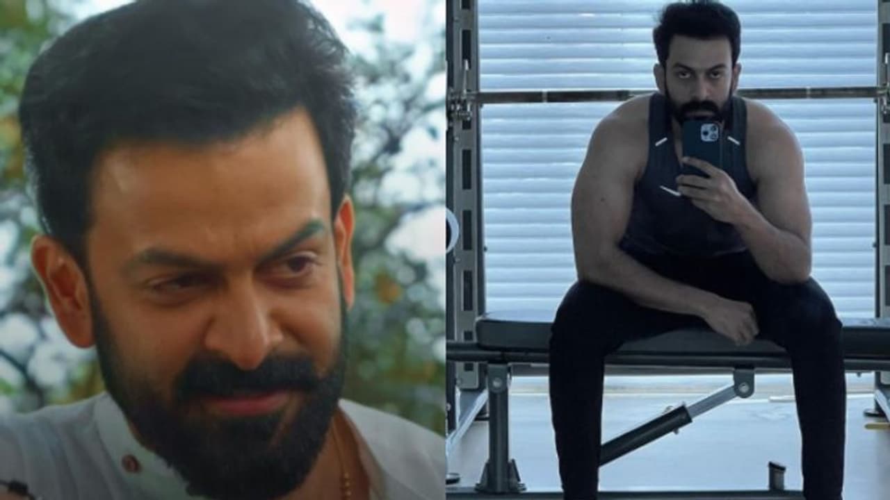 Kaduva : 'കടുവ'യ്ക്കായുള്ള തയ്യാറെടുപ്പ് ഇങ്ങനെ, മസില് പെരുപ്പിച്ച് പൃഥ്വിരാജ് Kaduva : 'കടുവ'യ്ക്കായുള്ള തയ്യാറെടുപ്പ് ഇങ്ങനെ, മസില് പെരുപ്പിച്ച് പൃഥ്വിരാജ്