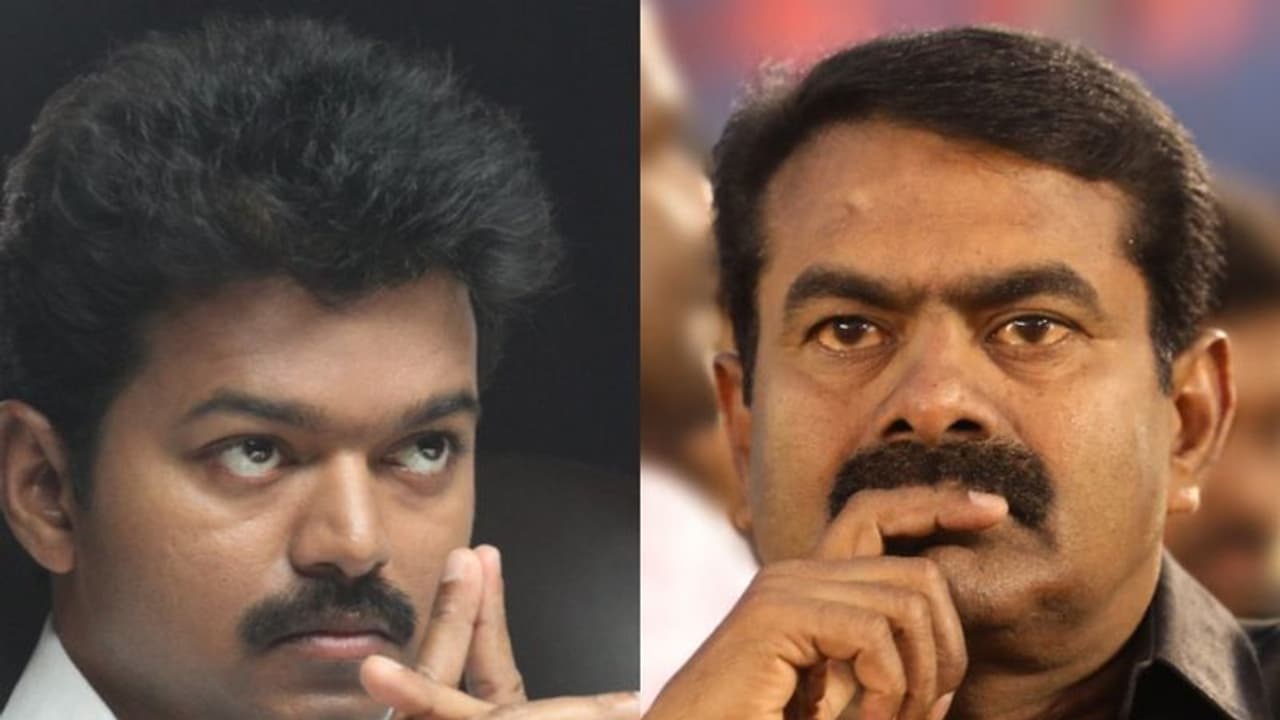 விஜய் மக்கள் இயக்கத்துடன் சீமான் கூட்டணியா..? சூடு பறந்த உட்கட்சி விவாதம்.. விஜய் மக்கள் இயக்கத்துடன் சீமான் கூட்டணியா..? சூடு பறந்த உட்கட்சி விவாதம்..