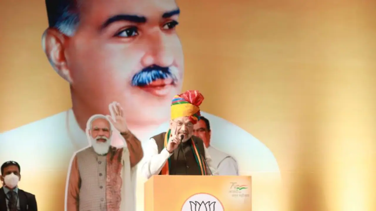 Amit Shah in Jaipur: 'Useless, corrupt Ashok Gehlot govt must be rooted out in time from Rajasthan' Amit Shah in Jaipur: 'Useless, corrupt Ashok Gehlot govt must be rooted out in time from Rajasthan'