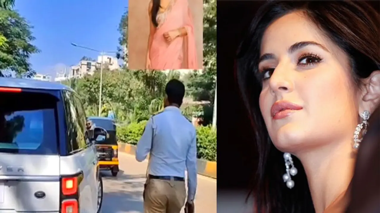 Katrina Kaif Vicky Marriage: कैटरीना की कार रोक झांकने लगा ट्रैफिक पुलिस का जवान, लोग बोले पूरी हुई ख्वाहिश Katrina Kaif Vicky Marriage: कैटरीना की कार रोक झांकने लगा ट्रैफिक पुलिस का जवान, लोग बोले पूरी हुई ख्वाहिश