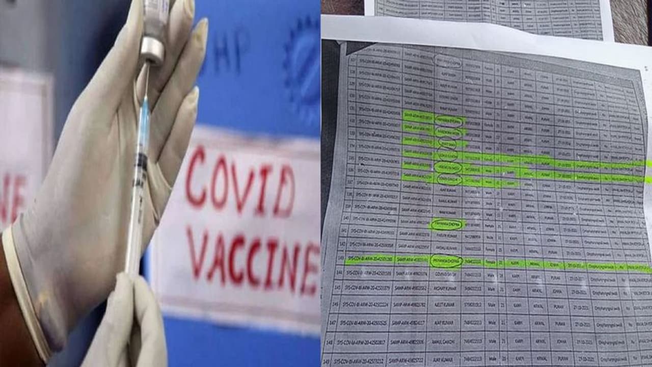 बिहार में PM मोदी, सोनिया गांधी और प्रियंका चोपड़ा को लगाया कोरोना टीका ! हेल्थ विभाग के कांड से हर कोई हैरान