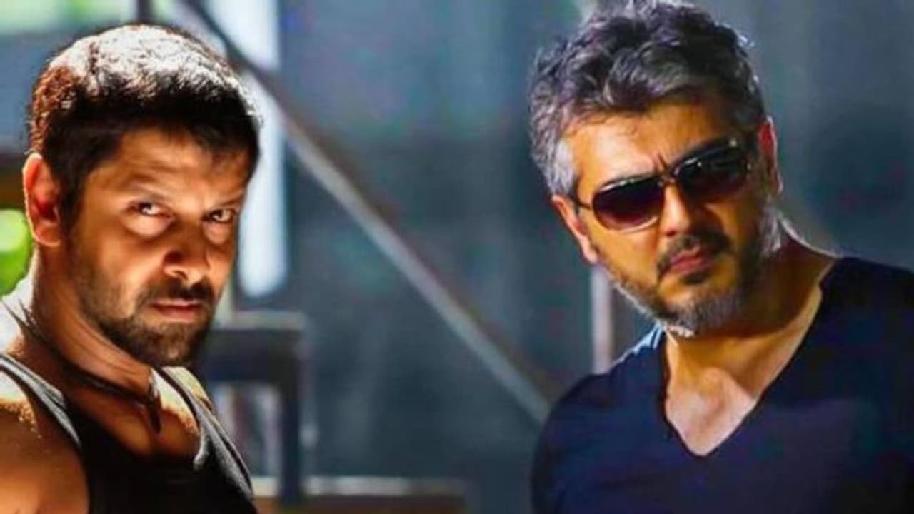 vikram : சூர்யா பின்வாங்கியதால் அஜித்துடன் மோத தயாராகும் விக்ரம்.... ‘வலிமை’க்கு போட்டியாக களமிறங்குகிறார் vikram : சூர்யா பின்வாங்கியதால் அஜித்துடன் மோத தயாராகும் விக்ரம்.... ‘வலிமை’க்கு போட்டியாக களமிறங்குகிறார்