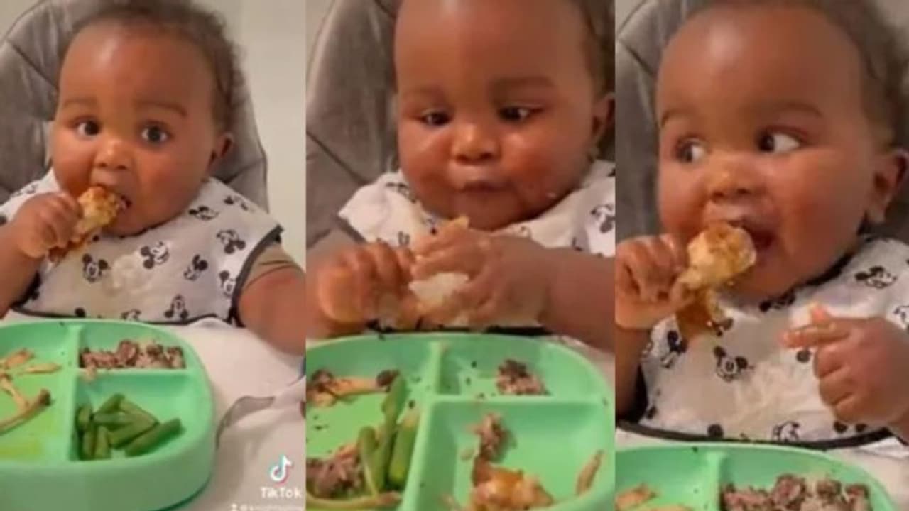 Viral Video : ഈ പൊരിച്ച ചിക്കന്‍ കഷ്ണങ്ങള്‍ കഴിക്കാന്‍ എനിക്ക് ആരുടെയും ആവശ്യമില്ല; വൈറലായി വീഡിയോ