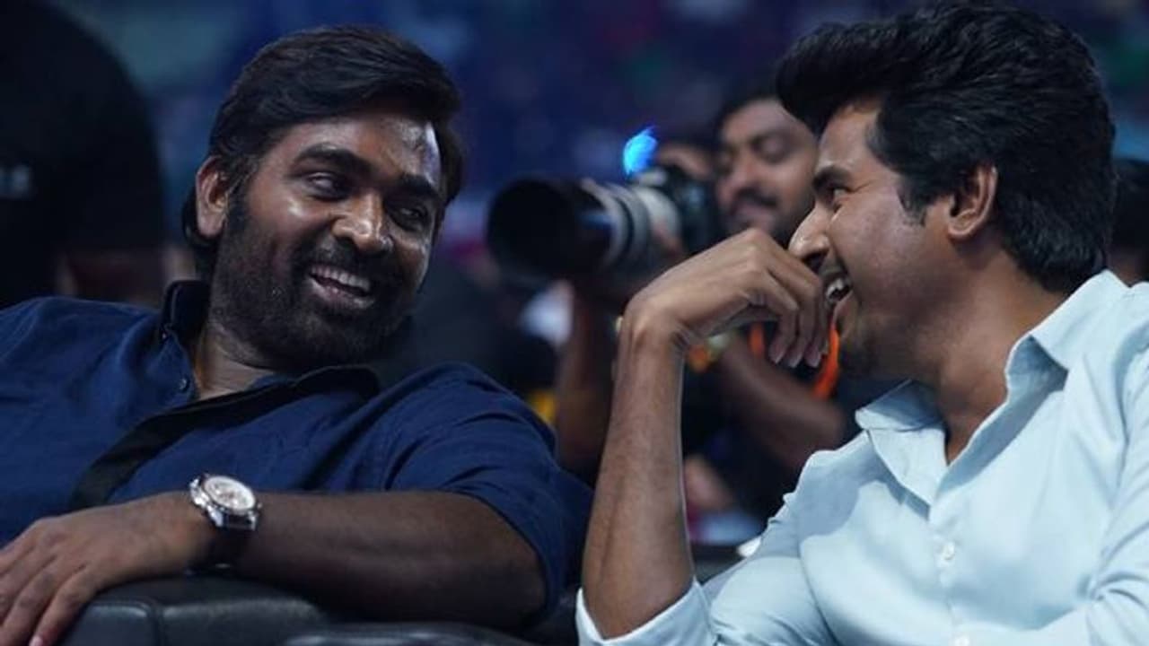 6 ஆண்டுகளுக்கு பின் மீண்டும் தொடங்கிய மோதல்... சிவகார்த்திகேயனை சீண்டும் விஜய் சேதுபதி பரபரப்பாகும் கோலிவுட் 6 ஆண்டுகளுக்கு பின் மீண்டும் தொடங்கிய மோதல்... சிவகார்த்திகேயனை சீண்டும் விஜய் சேதுபதி பரபரப்பாகும் கோலிவுட்