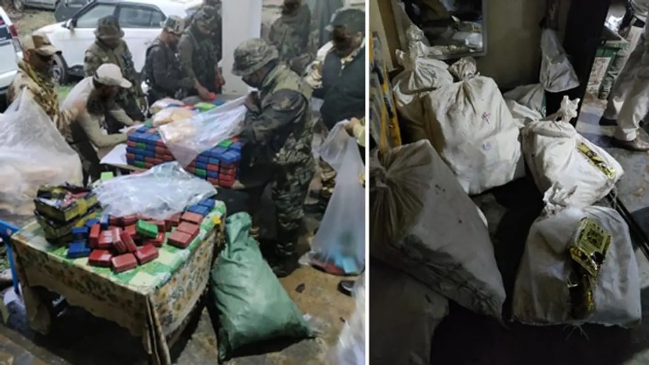 ASSAM RIFLES SIEZES NARCOTICS: भारत म्यांमार बॉर्डर से 500 करोड़ की ब्राउन शुगर और अन्य DRUGS पकड़ी