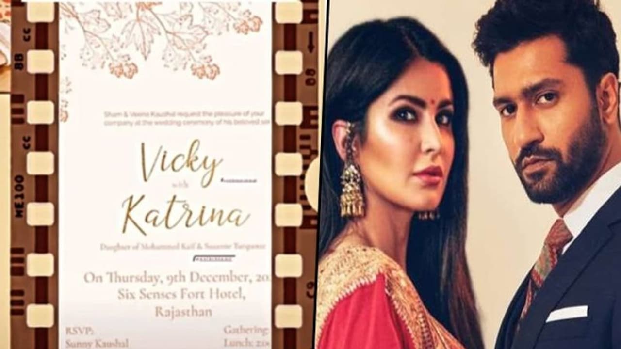 Vicky Kaushal, Katrina Kaif's wedding card LEAKED; fans call it classy, elegant