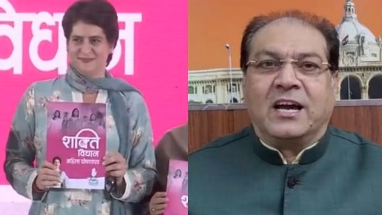 प्रियंका के घोषणा पत्र पर बोले UP के मंत्री मोहसिन रजा, कहा 'UP में लुप्त हो चुकी कांग्रेस का घोषणा पत्र झूठ' प्रियंका के घोषणा पत्र पर बोले UP के मंत्री मोहसिन रजा, कहा 'UP में लुप्त हो चुकी कांग्रेस का घोषणा पत्र झूठ'